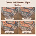 thumbnail image 7 of Design&I 8'x10' Ultra Soft Area Rug, Vintage Boho Kilim Stripe Border Potbelly Burning Sector None Fluffy Washable Non Shedding for Bedroom Living Room Under Sectional, 7 of 7