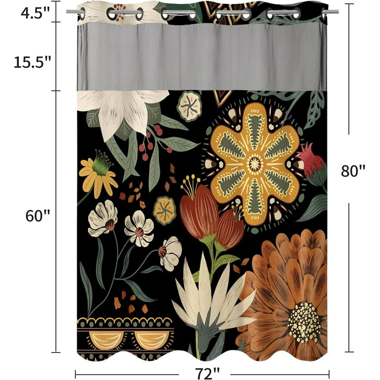 FL Caroline Organic Cotton offers Boho Peasant Hipster Hippie Art Chic Shower Curtain