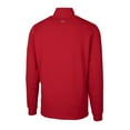 thumbnail image 3 of Men's Cutter & Buck Red Toledo Mud Hens Traverse Stretch Quarter-Zip Pullover Top, 3 of 3