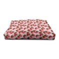 thumbnail image 4 of Fruit Pet House, Delicious Big Strawberries on Pink Background Tasty Juicy Ripe Summer Fruits, Outdoor & Indoor Portable Dog Kennel with Pillow and Cover, 5 Sizes, Green Pink Red, by Ambesonne, 4 of 5