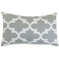 thumbnail image 1 of Treillis Gris Petit Oreiller 12x20, 1 of 2