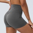 thumbnail image 5 of Chbgutlmr Yoga Shorts for Women Summer Breathable Skinny Butt Lifting Crisscross Athletic Short Leggings, 5 of 9