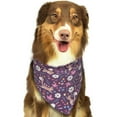 thumbnail image 6 of Naloa Cute Squirrel Floral Dog Bandanas 1PC Washable Triangle Dog Scarfs Premium Durable Fabric, for Small Medium Large Dogs and Cats, 6 of 6