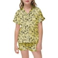 thumbnail image 1 of PMVFHDE Langes pour Bébés Filles Ensemble de Pâques pour Enfants Bricolage Peint à la Main Tenue de Maison avec Pyjamas Colorés les Filles Peuvent Jouer et le Porter au Quotidien Tenues pour Tout-Petits Jaune,10-11 Ans, 1 of 4