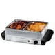 thumbnail image 1 of Servidor de buffet y calentador de comida OVENTE FW152S 2x1.5L inoxidable, 1 of 5