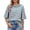 D575/Sky Blue, variant on Afdoent Womens T Shirts Striped Color Block Oversized Short Sleeve T Shirt For Women Casual Summer Tee Top Tee Shirts Casual Vacation Clothes