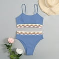 thumbnail image 1 of Traje de baño de 2 piezas para mujer, trajes de baño para mujer, conjunto de traje de baño dividido para mujer, 1 of 3