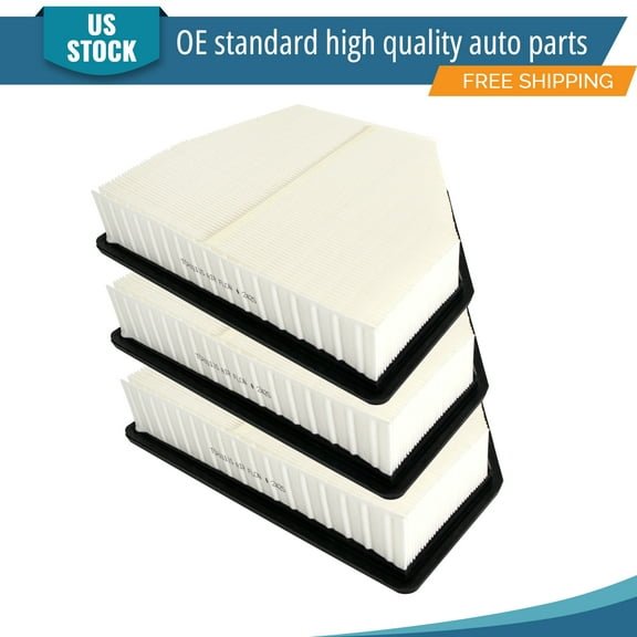 YXPCARS 3PCS Front Engine Air Filter for Chevrolet Captiva Sport 2012-2015 Saturn Vue 2008-2010, New Air Filter Replacement (CA10115)