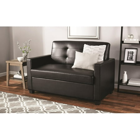 Mainstays Loveseat Sleeper Sofa, Twin, Multiple Colors