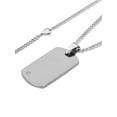 thumbnail image 2 of Coastal Jewelry Men's Diamond Accent Tungsten Carbide Dog Tag Necklace, 2 of 5