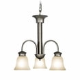 thumbnail image 2 of Woodbridge Lighting Dresden 3-light Steel Metal Chandelier in Bronze, 2 of 2