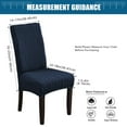 thumbnail image 3 of Chair Covers for Dining Chairs, Dining Room Chair Covers, Stretch Kitchen Chairs Covers, Removable Washable Dining Chair Covers for Home Kitchen Banquet Hotel Ceremony (Khaki, 4 PCS), 3 of 7