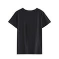 thumbnail image 4 of ManHanLi Women Heart Graphic Print Round Neck Short Sleeve T-Shirt, 4 of 6