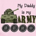thumbnail image 2 of CafePress - My Daddy Is Army Hero Infant Bodysuit - Baby Light Bodysuit, Size Newborn - 24 Months, 2 of 4