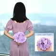 thumbnail image 5 of Uxcell Silk Hydrangea Flowers, Light Purple Artificial Flowers for Wedding 30 Set, 5 of 6