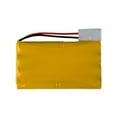 thumbnail image 1 of 9.6 Volt AA NiCd Battery Pack (850 mAh) with Tamiya Connector, 1 of 1