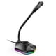 thumbnail image 5 of Micrófono de computadora RGB USB flexible de 360 grados omnidireccional Unidad gratuita Micrófono de escritorio para PC, 5 of 5