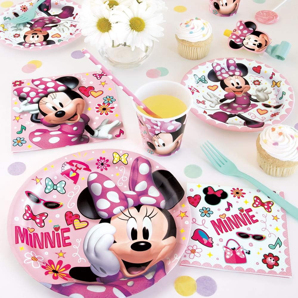 Minnie Mouse 16 Count 6.5IN x 6.5IN Multicolor Lunch Napkins