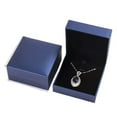 thumbnail image 2 of (Caja para collar - colgante/caja para collar 8,5 * 7,5 * 3,5 cm) Caja de anillo de PU Caja de regalo Caja de joyería Collar de joyería Caja de almacenamiento para colgantes Caja de, 2 of 2