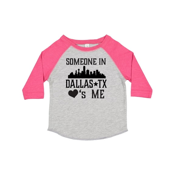 Inktastic Dallas Texas Someone Loves Me Boys or Girls Toddler T-Shirt