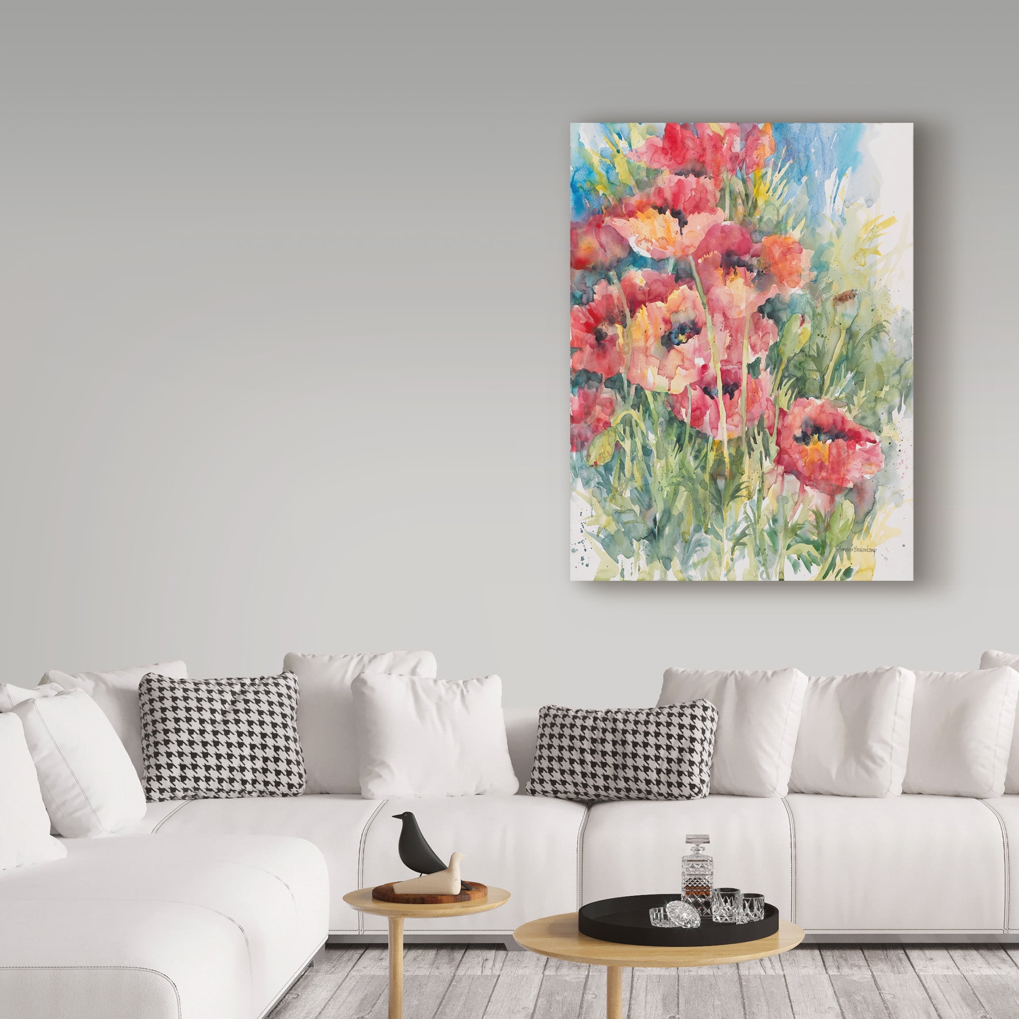 Trademark Fine Art 'Blooming Blaze' Canvas Art by Annelein Beukenkamp