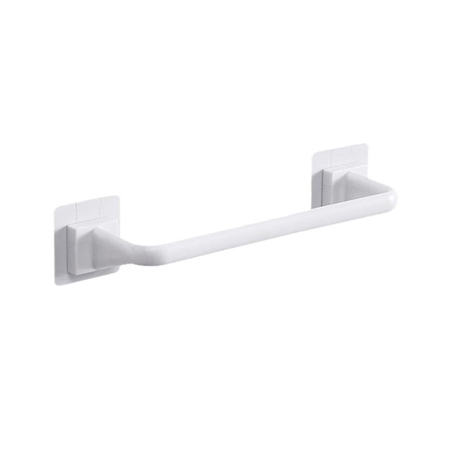 LUVCLS Estantes para baño sin necesidad de taladrar Toallero Blanco y negro D9 HOT