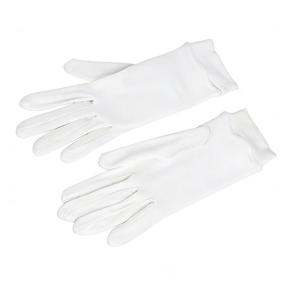 Comfortable Silk Gloves For Sensitive Skin Gentle Sleep Handwear Short Daily Use