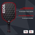 thumbnail image 4 of Diadem Edge Palette de Pickleball Thermoformée 18K Power Pro Approuvée par l'USAPA / Face en Fibre de Carbone 18K pour Rotation et Contrôle / Palette de Contrôle 16 mm, 4 of 5