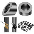 thumbnail image 1 of Lot de 20 Rondelles d'Angle Noires 5/16 Pouces pour Rails de Câbles, pour Matériel de Rails de Câbles Invisibles 1/8 Pouce, 3/16 Pouces, 1 of 5