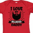 thumbnail image 4 of Inktastic I Love My Bearded Daddy for Fathers Day with Grunge Boys Baby Bodysuit, 4 of 5