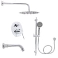 thumbnail image 1 of Accesorios Baño Redondo Regadera Rubinett Con Teléfono Salida De Tina Cromado, 1 of 6