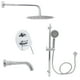 thumbnail image 1 of Accesorios Baño Redondo Regadera Rubinett Con Teléfono Salida De Tina Cromado, 1 of 6