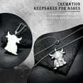 thumbnail image 4 of Urn Necklace for Ashes Highland Cattle Cremation Jewelry Memorial Keepsake ovely Cow Urn Pendant for Women Men with Filling Tool, 4 of 9