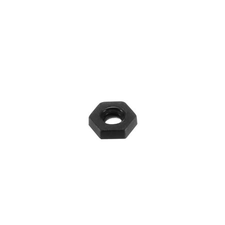 hex nut metric nylon m2 thread hexagon nuts black 50pcs walmart com