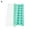 green, variant on 24-cell Silicone Ice Cube Mold Cat Paw Heart Shape Ice Tray Mold With Lid/Y A7X1