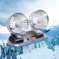 thumbnail image 3 of Ventilador de coche, camión, refrigeración, minivan, doble cabezal, ventilador eléctrico silencioso para coche, 3 of 4