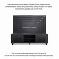 thumbnail image 6 of Signature Design by Ashley Danziar Black 72" TV Stand for TVs up to 82", 6 of 8