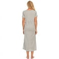 thumbnail image 5 of FEREMO Plus Size Long Sleep Shirt Sleepwear Womens Dress for Women, 5 of 5