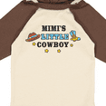 thumbnail image 4 of Inktastic Mimis Little Cowboy with Cowboy Hat and Boots Boys Long Sleeve Baby Bodysuit, 4 of 5