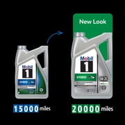 (4 pack) Mobil 1 Hybrid 0W-20 Advanced Full Synthetic Motor Oil, 1 Quart