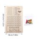 thumbnail image 4 of Tablero de puntuación de la fase 10, tablero de puntuación de la fase 10 de madera 2025 y rastreador de rondas, hojas de puntuación de la fase 10 con 8 clavijas de colores, accesorios divertidos para, 4 of 8