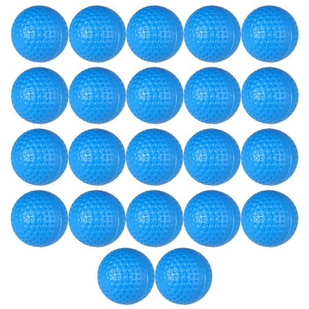 

22pcs Ball Hollow Ball Non-porous Ball Swing Training Aids Indoor Double Layer Practice Balls for Indoor (Blue)
