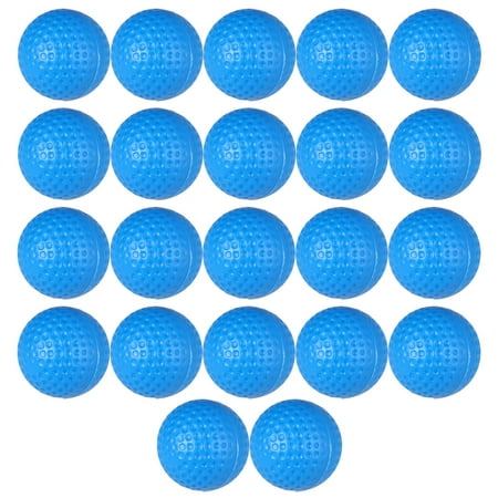 

22pcs Ball Hollow Ball Non-porous Ball Swing Training Aids Indoor Double Layer Practice Balls for Indoor (Blue)