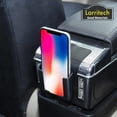 thumbnail image 4 of Funda adhesiva para teléfono de coche Gravity con adhesivo resistente y dos lados (negra), compatible con smartphones, ancho ajustable, 4 of 5
