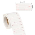 thumbnail image 2 of Uxcell 1x2 Inch Date Marker Adhesive Paper Sticker Food Storage Labels Red 1 Roll, 2 of 5