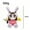 Rabbit with a harness, variant on The new cartoon anime digital circus cute rabbit plush toy is the best choice for home desktop decorations and birthday gifts