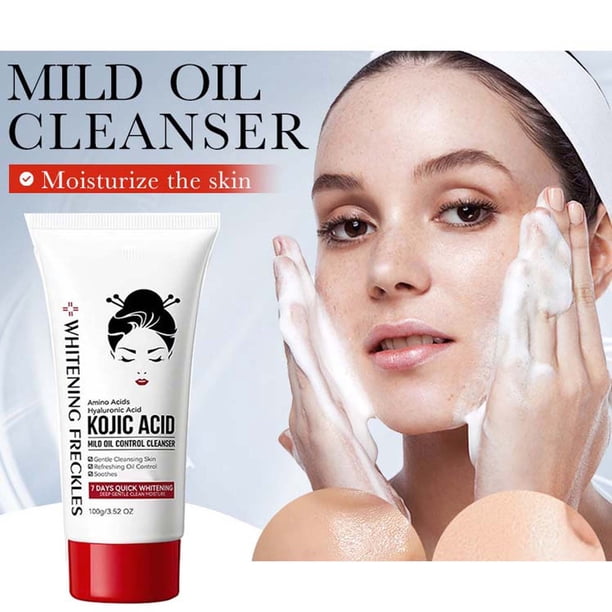 Fiudx Limpiador Facial, Gel Purificante Suave para El Cuidado de La Piel, Leche Limpiadora Hidratante, Solución de Limpieza Facial Diaria, para Todo Tipo de Piel, Frasco de 100 G, Aprobado Por Dermat