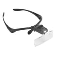 thumbnail image 3 of Mupaje de diadema Ajustado Buen Ángulo desgastado Diferentes Exigencias de Lupa de la Cabeza la Banda Elástica Ajustable Lupa de Cabeza Elástica para Pestañas Extensaciones de, 3 of 7