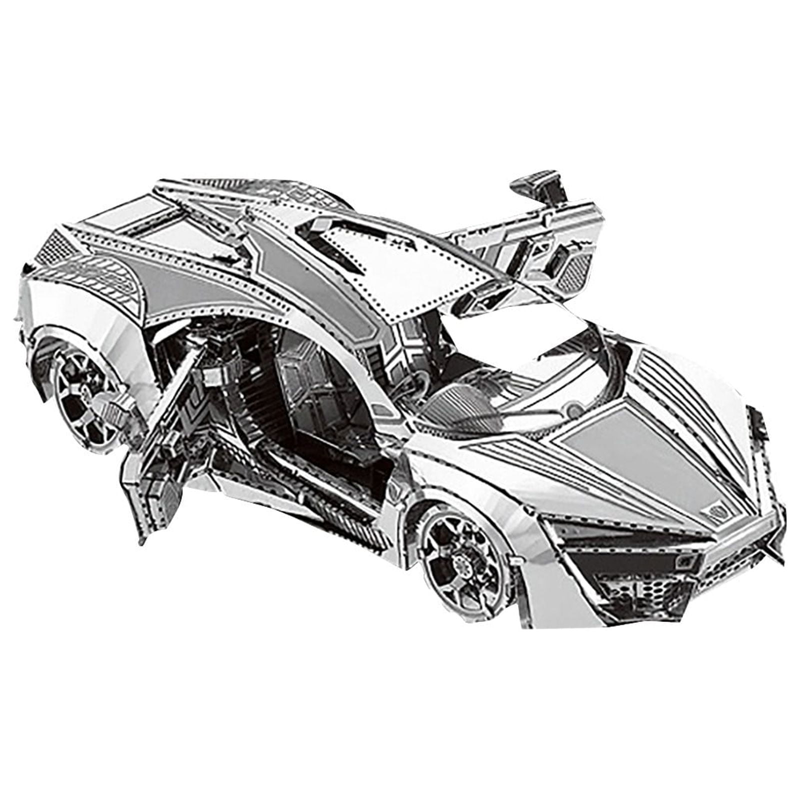 3D Metal Assembled Models DIY Puzzles Sports Car Models Desktop Decoration