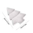 thumbnail image 4 of Plato Navidad Dividido Feliz () Blanco, 4 of 8
